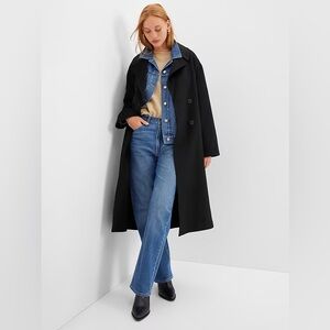 GAP Black Trench Coat